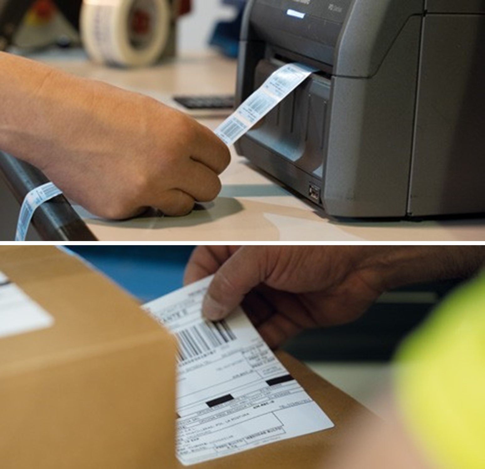 Labels printing with Mecalux WMS
